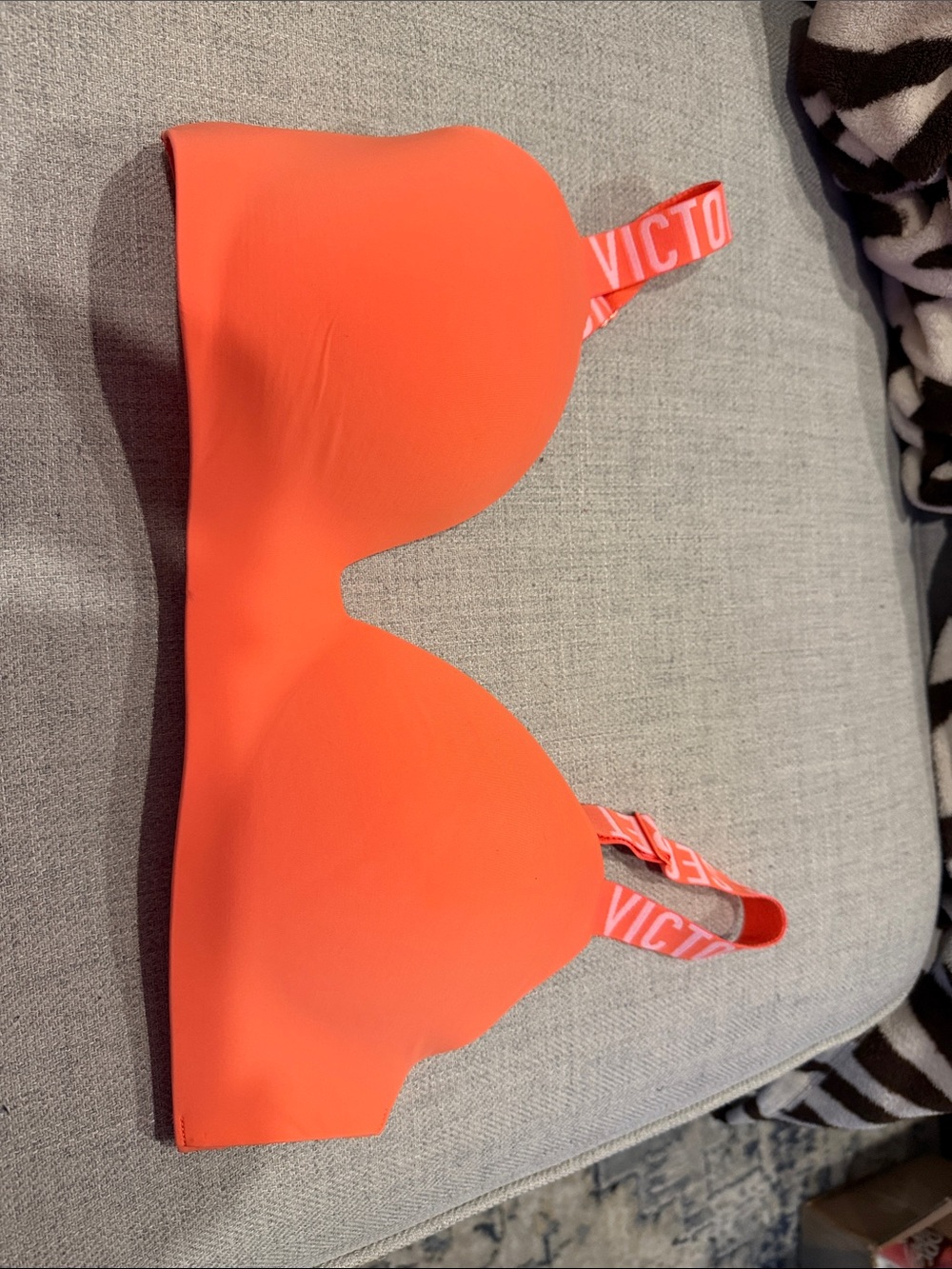 Victoria's Secret Bright Orange Push-Up Bra